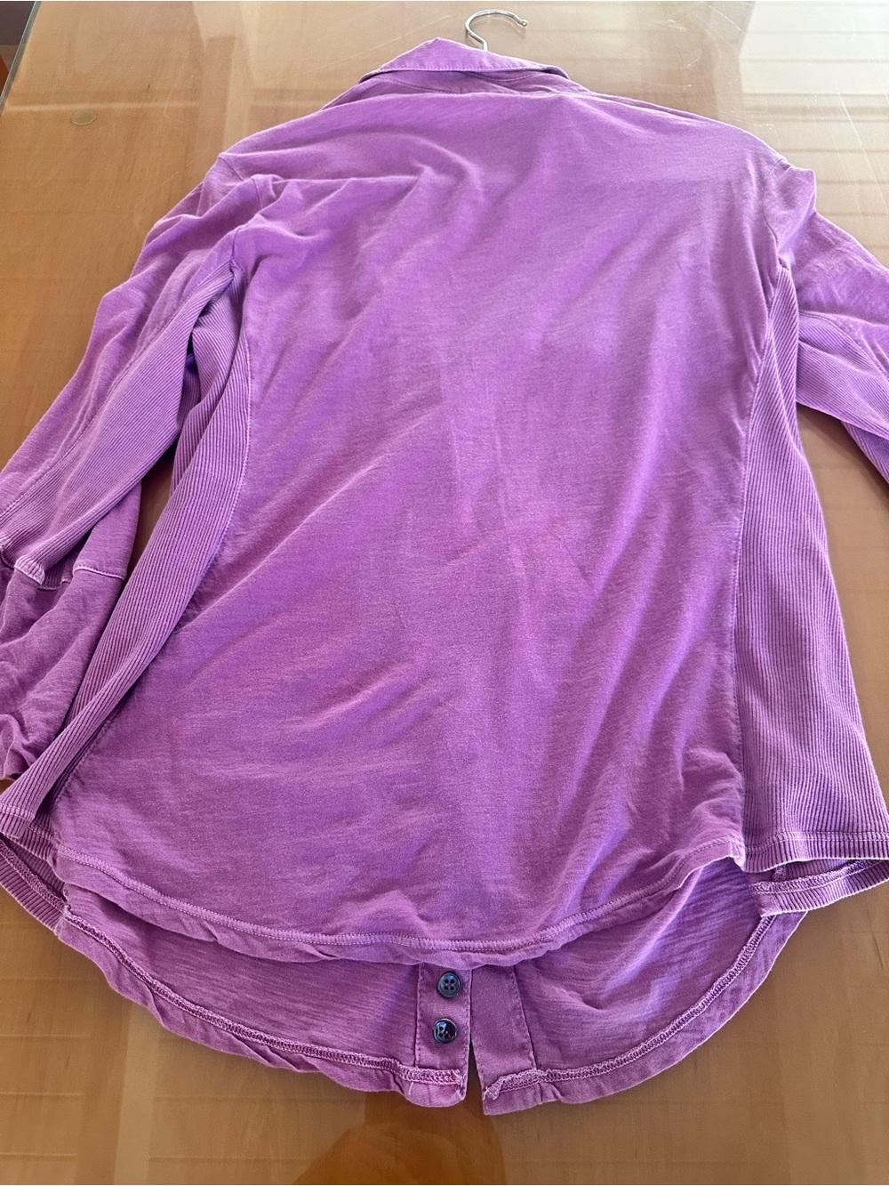 James Perse Lilac Lightweight Shirt Jacket - Picture 4 of 4